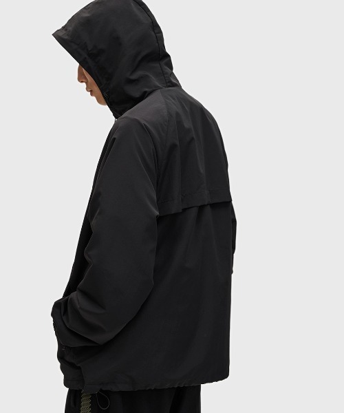 フレッドペリー　Hooded Shell Jacket M Hooded Shell Jacket - Black | Mens Coats & Jackets | Bomber