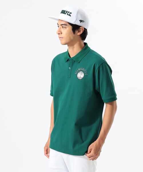 BEAMS GOLF（ビームスゴルフ）の「ORANGE LABEL / スイングマン コットンライク ポロシャツ【DRY・UV】（ポロシャツ・メンズ・グリーン/ホワイト/ネイビー・MEDIUM/LARGE/X-LARGE/SMALL）」の2枚目の写真