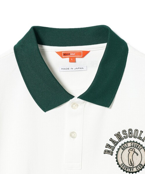 BEAMS GOLF（ビームスゴルフ）の「ORANGE LABEL / スイングマン コットンライク ポロシャツ【DRY・UV】（ポロシャツ・メンズ・グリーン/ホワイト/ネイビー・MEDIUM/LARGE/X-LARGE/SMALL）」の16枚目の写真