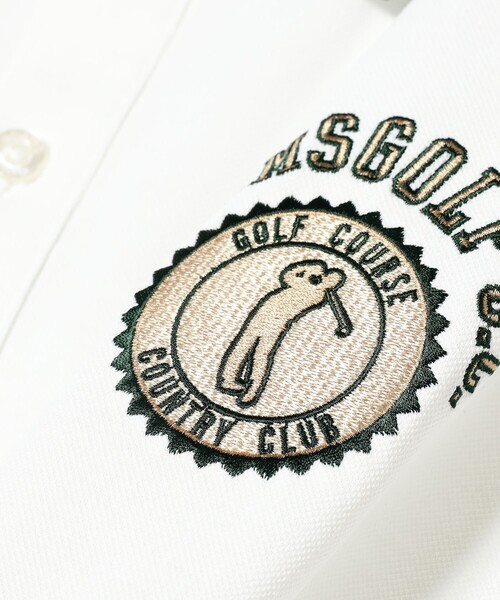 BEAMS GOLF（ビームスゴルフ）の「ORANGE LABEL / スイングマン コットンライク ポロシャツ【DRY・UV】（ポロシャツ・メンズ・グリーン/ホワイト/ネイビー・MEDIUM/LARGE/X-LARGE/SMALL）」の19枚目の写真