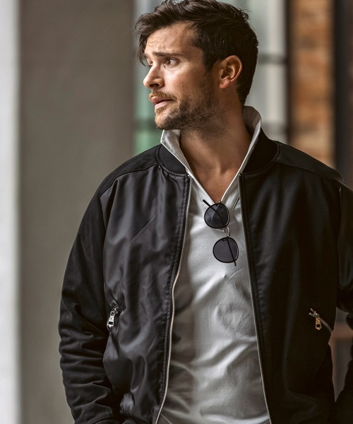 1PIU1UGUALE3  RELAX （ウノピゥウノウグァーレトレ リラックス）の「1PIU1UGUALE3 RELAX(ウノピゥウノウグァーレトレ リラックス)ブライト ストレッチ クレイジーパターン ブルゾン (中綿/防寒)（ブルゾン・メンズ・カーキ/ブラック/ベージュ・S/M/L/XL/XXL）」の8枚目の写真