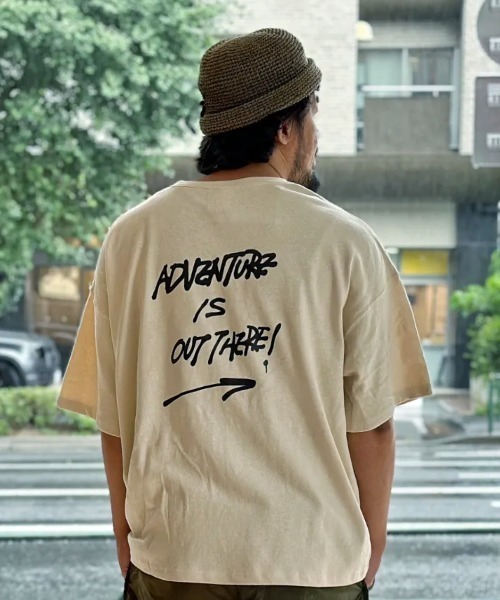 NATAL DESIGN(ネイタルデザイン)の「HEMP WIDE TEE 4 AIOT! ver.(Tシャツ/カットソー・メンズ・パープル/オフホワイト・X-LARGE/LARGE/MEDIUM)」の2枚目の写真