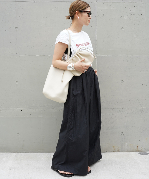 Deuxieme Classe CELERI セルリ レザーポーチ ホワイト CELERI/セルリ】レザーポーチ（ショルダーバッグ）｜CELERI（セルリ