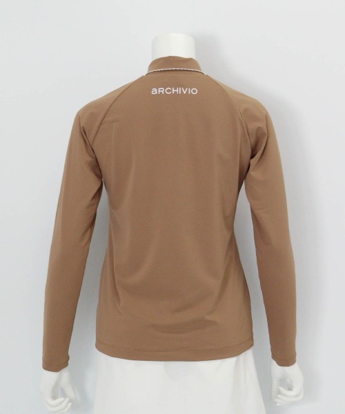 【即日発送】アルチビオarchivio長袖シャツトップス LADIES>スカラップステッチUV速乾プルオーバー（シャツ/ブラウス