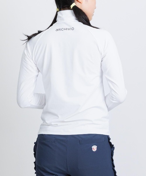ランママです。archivio アルチビオレディースシャツ S LADIES>スカラップステッチUV速乾プルオーバー（シャツ/ブラウス