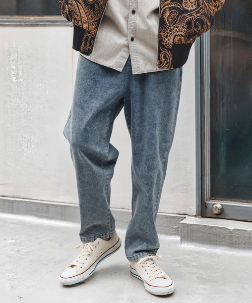CAMBIO（カンビオ）の「mp13971- Fleece Lining Denim Balloon Pants デニムパンツ(CAM25AW-002)（デニムパンツ・メンズ・ネイビー/インディゴブルー/ブラック・M/S/L）」の8枚目の写真
