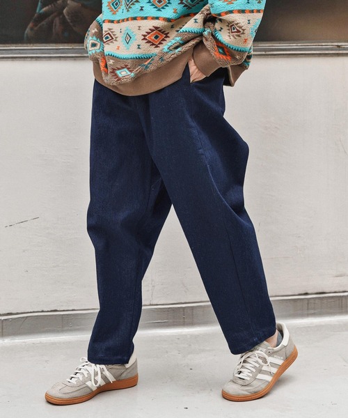 CAMBIO（カンビオ）の「mp13971- Fleece Lining Denim Balloon Pants デニムパンツ(CAM25AW-002)（デニムパンツ・メンズ・ネイビー/インディゴブルー/ブラック・M/S/L）」の13枚目の写真