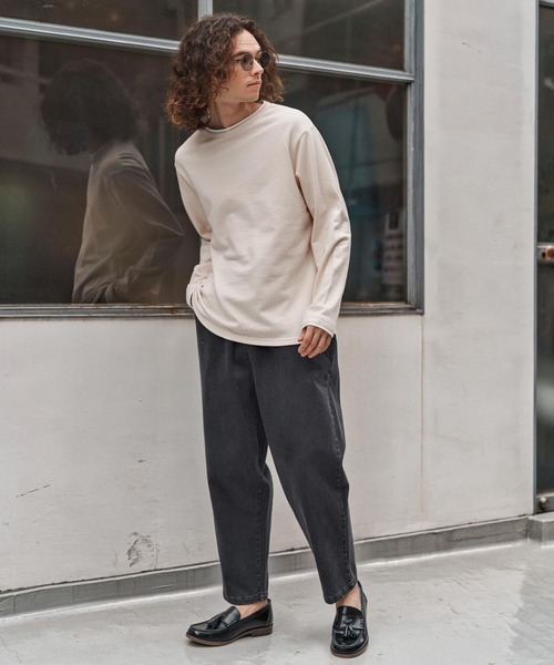 CAMBIO（カンビオ）の「mp13971- Fleece Lining Denim Balloon Pants デニムパンツ(CAM25AW-002)（デニムパンツ・メンズ・ネイビー/インディゴブルー/ブラック・M/S/L）」の20枚目の写真