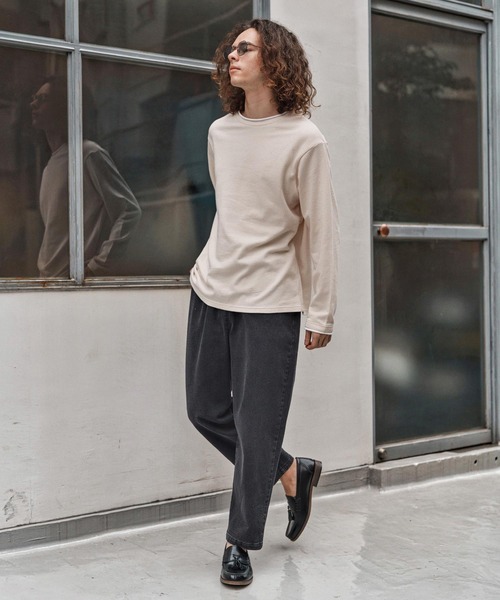 CAMBIO（カンビオ）の「mp13971- Fleece Lining Denim Balloon Pants デニムパンツ(CAM25AW-002)（デニムパンツ・メンズ・ネイビー/インディゴブルー/ブラック・M/S/L）」の21枚目の写真