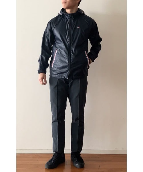 BRIEFING（ブリーフィング）の「【BRIEFING GOLF／ブリーフィングゴルフ】CL MEN'S SOFILETA NYLON PARKA（ナイロンジャケット・メンズ・ネイビー・L/M）」の2枚目の写真