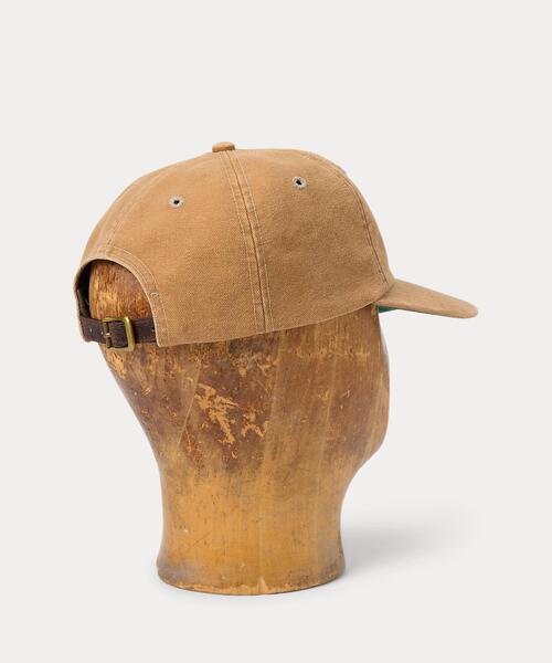 RRL ダブルアールエル　 コーデュロイ トラッカー キャップ　試着のみ レザーパッチ コーデュロイ トラッカー キャップ（キャップ