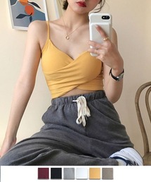 夏服 カップ付きキャミソール 見せブラトップ ブラカバー ブラトップ 背中見せブラ