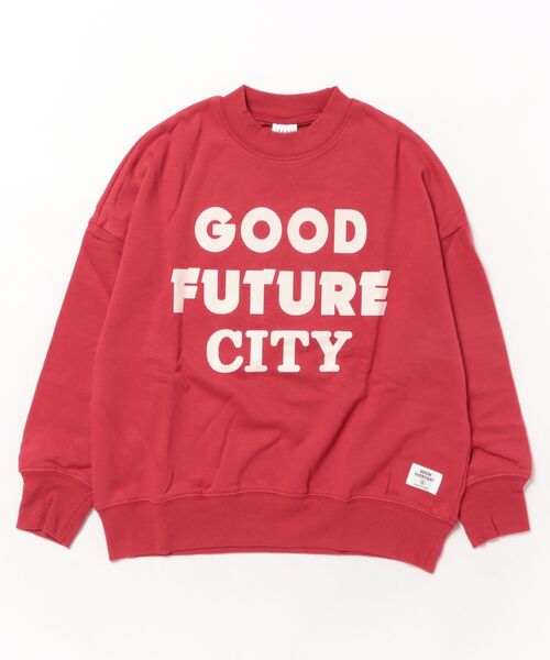 jeans-b（ジーンズベー）の「ジーンズベー GOOD FUTURE　トレーナー（スウェット・キッズ・チャコールグレー/レッド/ベージュ・150cm/140cm/160cm/130cm）」の14枚目の写真