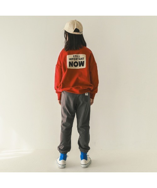 jeans-b（ジーンズベー）の「ジーンズベー GOOD FUTURE　トレーナー（スウェット・キッズ・チャコールグレー/レッド/ベージュ・150cm/140cm/160cm/130cm）」の12枚目の写真