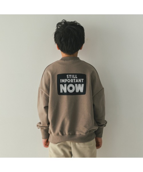 jeans-b（ジーンズベー）の「ジーンズベー GOOD FUTURE　トレーナー（スウェット・キッズ・チャコールグレー/レッド/ベージュ・150cm/140cm/160cm/130cm）」の7枚目の写真