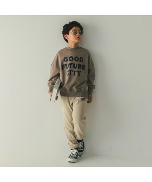 jeans-b（ジーンズベー）の「ジーンズベー GOOD FUTURE　トレーナー（スウェット・キッズ・チャコールグレー/レッド/ベージュ・150cm/140cm/160cm/130cm）」の8枚目の写真