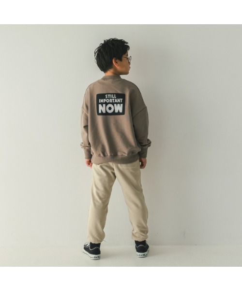 jeans-b（ジーンズベー）の「ジーンズベー GOOD FUTURE　トレーナー（スウェット・キッズ・チャコールグレー/レッド/ベージュ・150cm/140cm/160cm/130cm）」の9枚目の写真