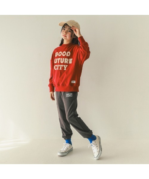 jeans-b（ジーンズベー）の「ジーンズベー GOOD FUTURE　トレーナー（スウェット・キッズ・チャコールグレー/レッド/ベージュ・150cm/140cm/160cm/130cm）」の11枚目の写真
