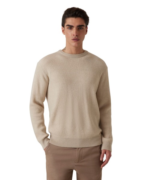 Guess（ゲス）の「JOHNATHAN Cn Vanise Sweater ニット セーター（ニット/セーター・メンズ・ライトベージュ・SMALL/MEDIUM/LARGE/X-LARGE）」の9枚目の写真