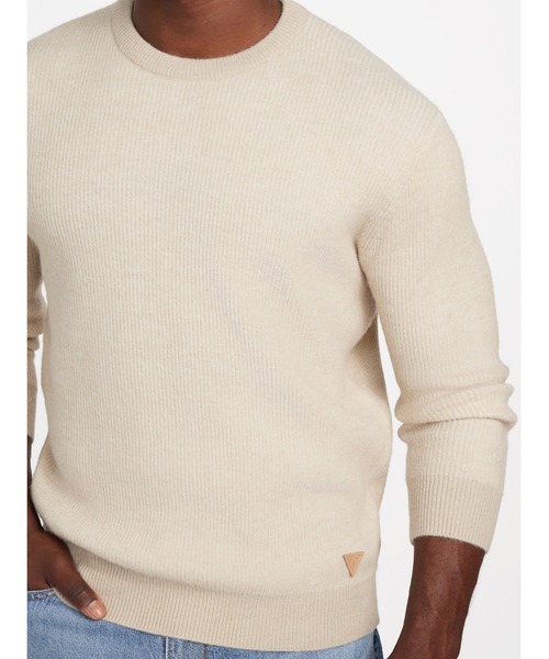 Guess（ゲス）の「JOHNATHAN Cn Vanise Sweater ニット セーター（ニット/セーター・メンズ・ライトベージュ・SMALL/MEDIUM/LARGE/X-LARGE）」の8枚目の写真