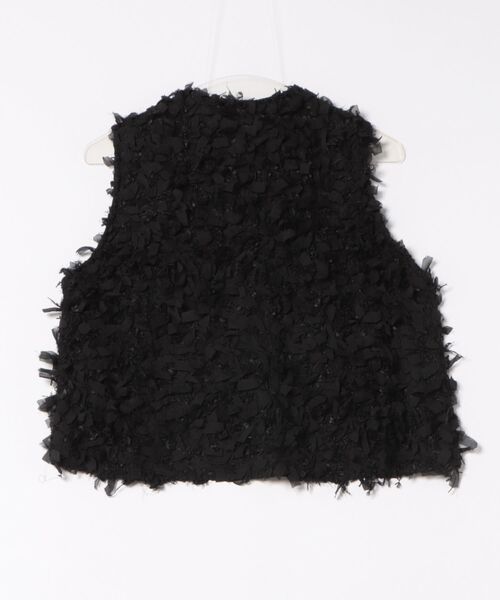 PICCIN（ピッチン）の「リボンチュールベスト（ベスト・レディース・オフホワイト/ブラック・M）」の21枚目の写真