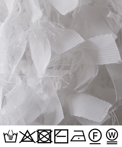 PICCIN（ピッチン）の「リボンチュールベスト（ベスト・レディース・オフホワイト/ブラック・M）」の20枚目の写真