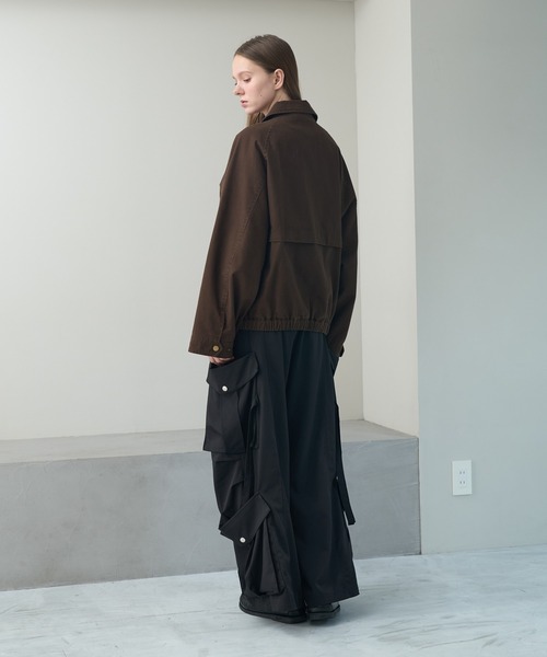 KUUUPY（クーピー）の「Duck Short Zip Blouson - ダックショートジップブルゾン（ブルゾン・メンズ・ブラウン/ブラック・LARGE/MEDIUM/SMALL）」の18枚目の写真