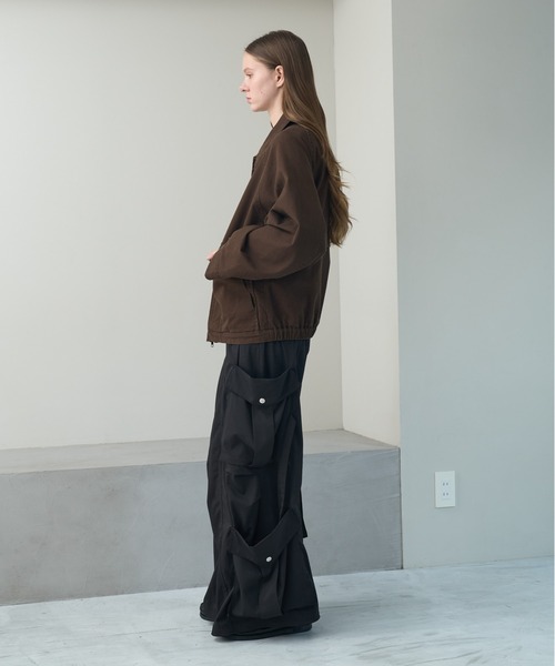 KUUUPY（クーピー）の「Duck Short Zip Blouson - ダックショートジップブルゾン（ブルゾン・メンズ・ブラウン/ブラック・LARGE/MEDIUM/SMALL）」の17枚目の写真