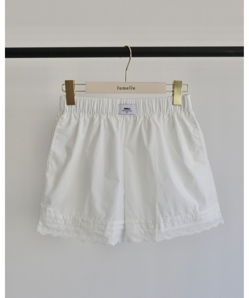 JUMELLE（ジュメロ）の「コットンレースショートパンツ（その他パンツ
