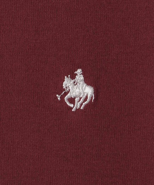 POLO BCS（ポロ ビーシーエス）の「POLO BCS ワンポイント刺繍 ロングスリーブTシャツ（Tシャツ/カットソー・レディース・オートミール/ワイン/ブラック・M/L）」の7枚目の写真