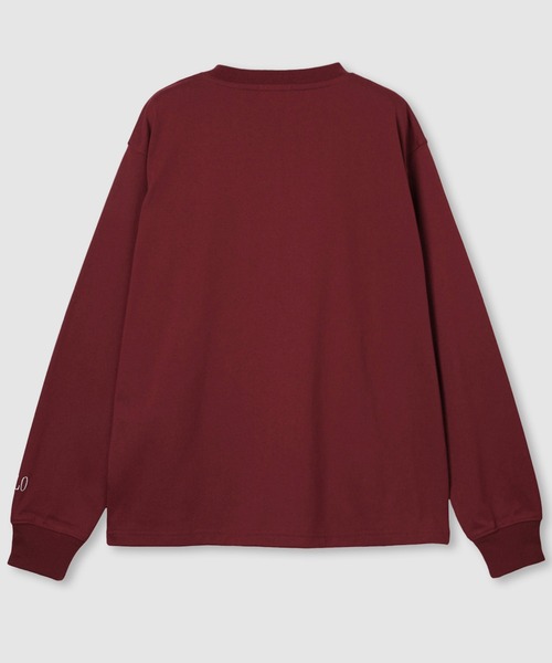POLO BCS（ポロ ビーシーエス）の「POLO BCS ワンポイント刺繍 ロングスリーブTシャツ（Tシャツ/カットソー・レディース・オートミール/ワイン/ブラック・M/L）」の8枚目の写真