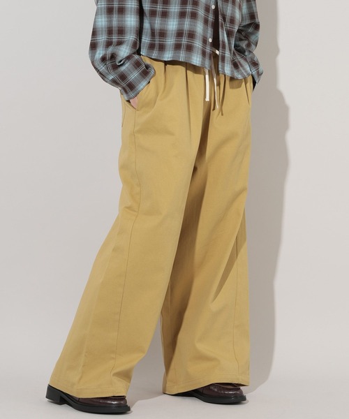 GEORGE'S（ジョージズ）の「ワイドイージーパンツ（その他パンツ・レディース・ベージュ/インディゴブルー/ブルー/ブラック/ブラウン・SMALL/MEDIUM）」の4枚目の写真