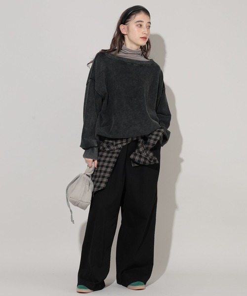 GEORGE'S（ジョージズ）の「ワイドイージーパンツ（その他パンツ・レディース・ベージュ/インディゴブルー/ブルー/ブラック/ブラウン・SMALL/MEDIUM）」の2枚目の写真