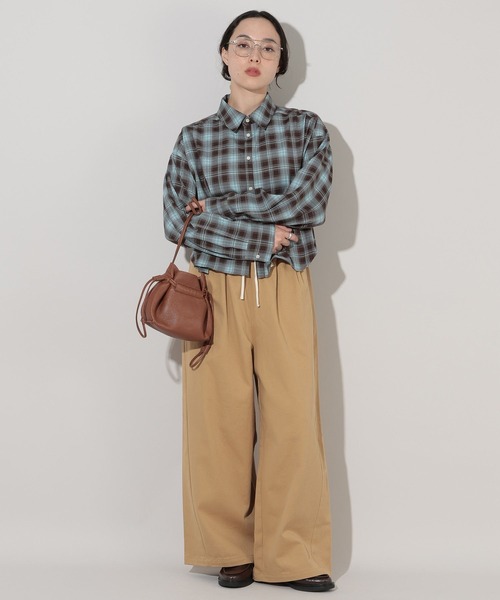 GEORGE'S（ジョージズ）の「ワイドイージーパンツ（その他パンツ・レディース・ベージュ/インディゴブルー/ブルー/ブラック/ブラウン・SMALL/MEDIUM）」の6枚目の写真