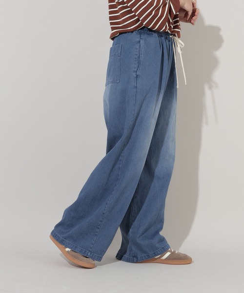 GEORGE'S（ジョージズ）の「ワイドイージーパンツ（その他パンツ・レディース・ベージュ/インディゴブルー/ブルー/ブラック/ブラウン・SMALL/MEDIUM）」の19枚目の写真