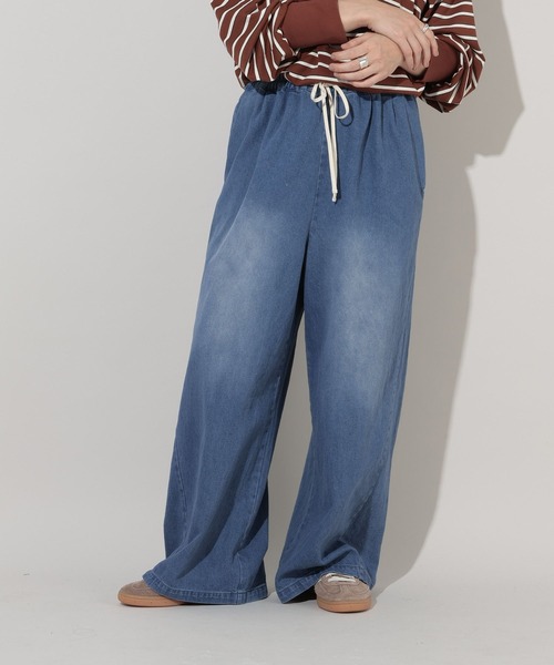 GEORGE'S（ジョージズ）の「ワイドイージーパンツ（その他パンツ・レディース・ベージュ/インディゴブルー/ブルー/ブラック/ブラウン・SMALL/MEDIUM）」の20枚目の写真