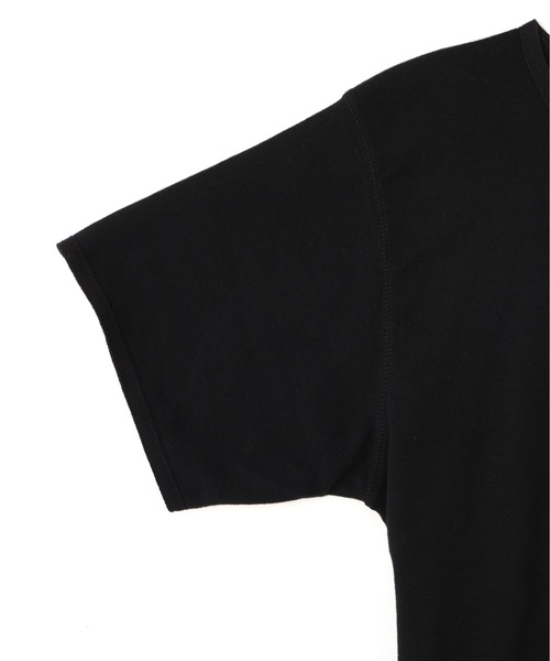 schott（ショット）の「Schott/ショット/KNITTING HENLEY NECK T-SHIRT/ニッティング ヘンリーネック Tシャツ（Tシャツ/カットソー・メンズ・ブラック/アイボリー/チャコールグレー・M/L）」の12枚目の写真