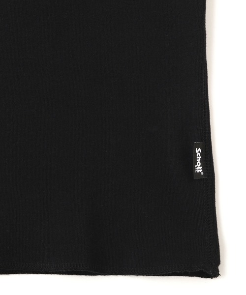schott（ショット）の「Schott/ショット/KNITTING HENLEY NECK T-SHIRT/ニッティング ヘンリーネック Tシャツ（Tシャツ/カットソー・メンズ・ブラック/アイボリー/チャコールグレー・M/L）」の13枚目の写真