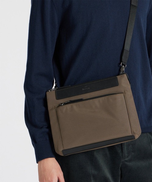 Paul Smith（ポールスミス）の「PS Paul Smith ビジネス ナイロン 2Wayショルダーバッグ【553416 B190S】（ショルダーバッグ・メンズ・ベージュ/ブラック・FREE）」の10枚目の写真