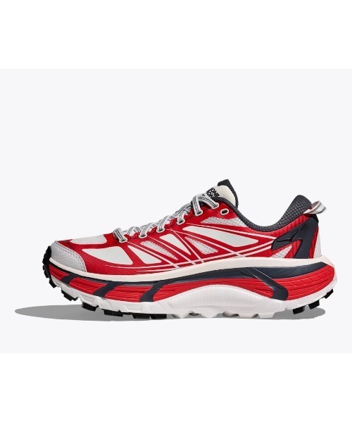 Kinetics（キネティクス）の「HOKA MAFATE SPEED 2（ホカ マファテ スピード  2）（スニーカー・メンズ・レッド系・23cm/23.5cm/24cm/24.5cm/25cm/25.5cm/26cm/27cm/27.5cm/28cm/28.5cm/30cm/26.5cm/29cm）」の2枚目の写真