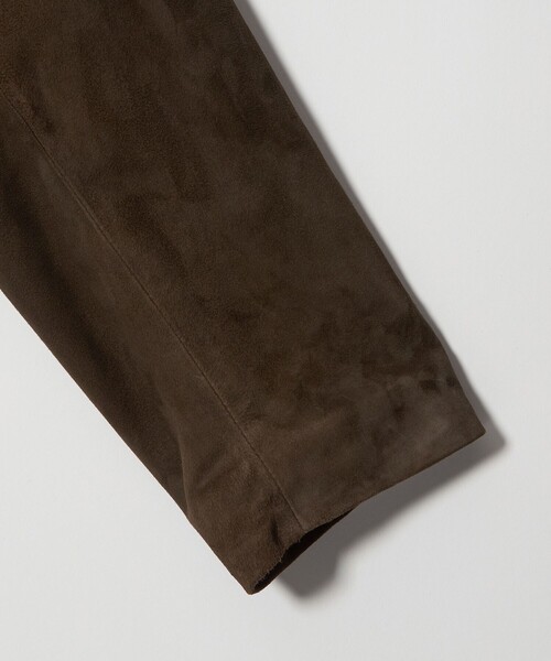 セール】スエード クロップド ジップ ジャケット（ブルゾン）｜MONKEY