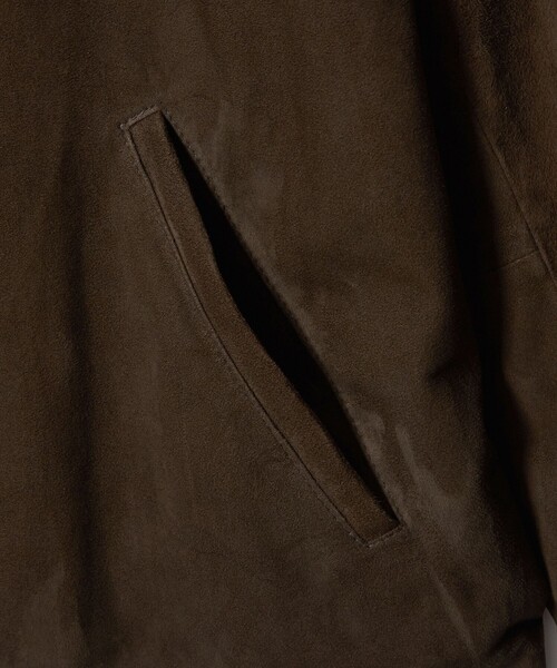 セール】スエード クロップド ジップ ジャケット（ブルゾン）｜MONKEY