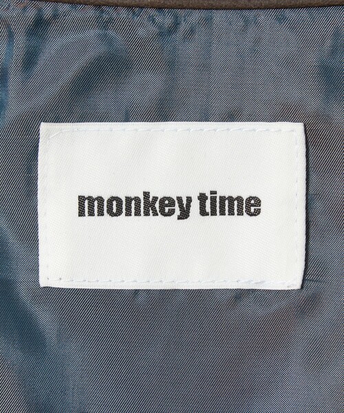 セール】スエード クロップド ジップ ジャケット（ブルゾン）｜MONKEY