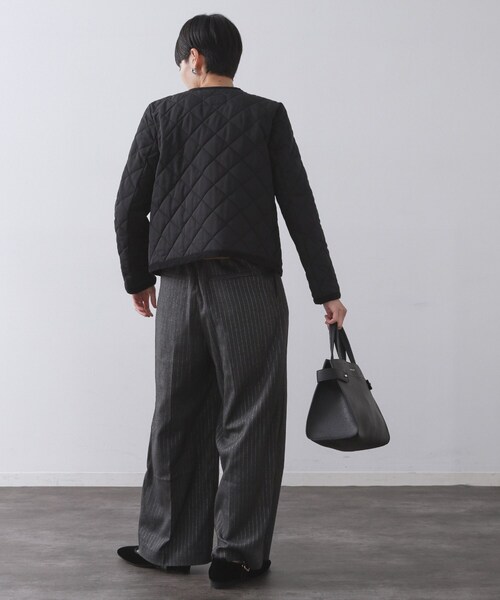 新品❣️人気のブラック‼️BRIEFING キルティングニットジャケット☆ ハイブリッジ ワイド キルト ニット ジャケット(6506W)｜カナダグース