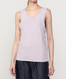 UNFIL | UNFIL | ブラッシュシルクコットン スリーブレストップ WOMEN(ニット/セーター)