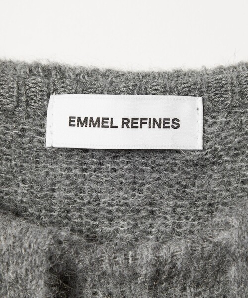 EMMEL REFINES(エメルリファインズ)の「<EMMEL REFINES>EM ケープエリ ニット プルオーバー(ニット/セーター・レディース・ナチュラル/グレー/ネイビー・FREE)」の20枚目の写真