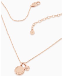 EMPORIO ARMANI | 【エンポリオ アルマーニ】ペンダントネックレス ローズゴールドトーンブラス(ネックレス)