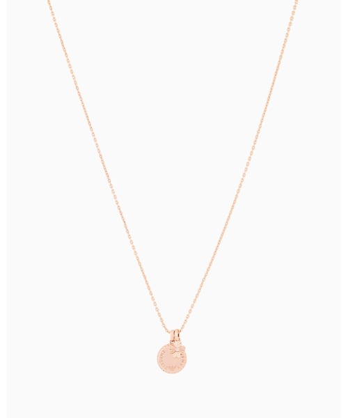 EMPORIO ARMANI（エンポリオアルマーニ）の「【エンポリオ アルマーニ】ペンダントネックレス ローズゴールドトーンブラス（ネックレス・レディース・その他1・FREE）」の2枚目の写真