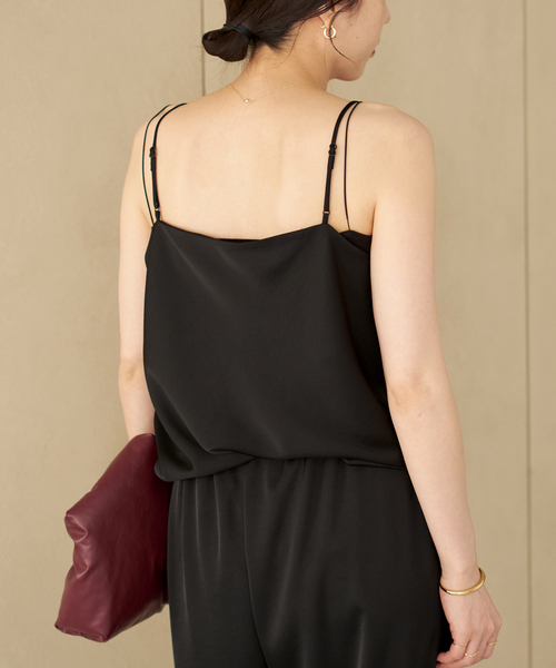 plage(プラージュ)の「《追加》dull satin キャミソール(キャミソール・レディース・アイボリー/ブラック・FREE)」の13枚目の写真