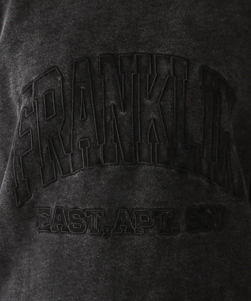 RAGEBLUE（レイジブルー）の「カレッジロゴ刺繍ピグメントプルオーバー（スウェット・レディース・ベージュ/ブラック・FREE）」の17枚目の写真